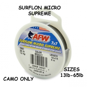 American Fishing Wire Surflon-Micro Supreme, Trace Wire, Eddie Turner